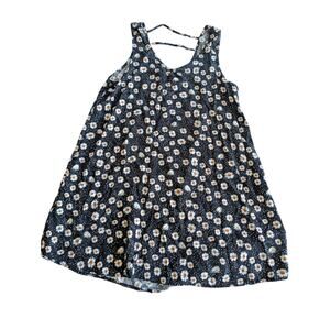 Contempo casuals Women's daisies long tunic tank top Size medium Y2K EUC